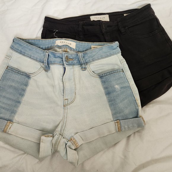 Pacsun Super Stretch Shorty Short Shorts - Picture 5 of 5